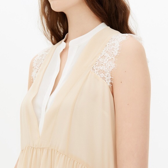 Sandro Religione Double Grandad Neckline Dress - Picture 8 of 8